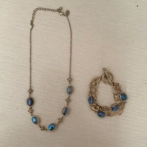 Bracelet and necklace set
